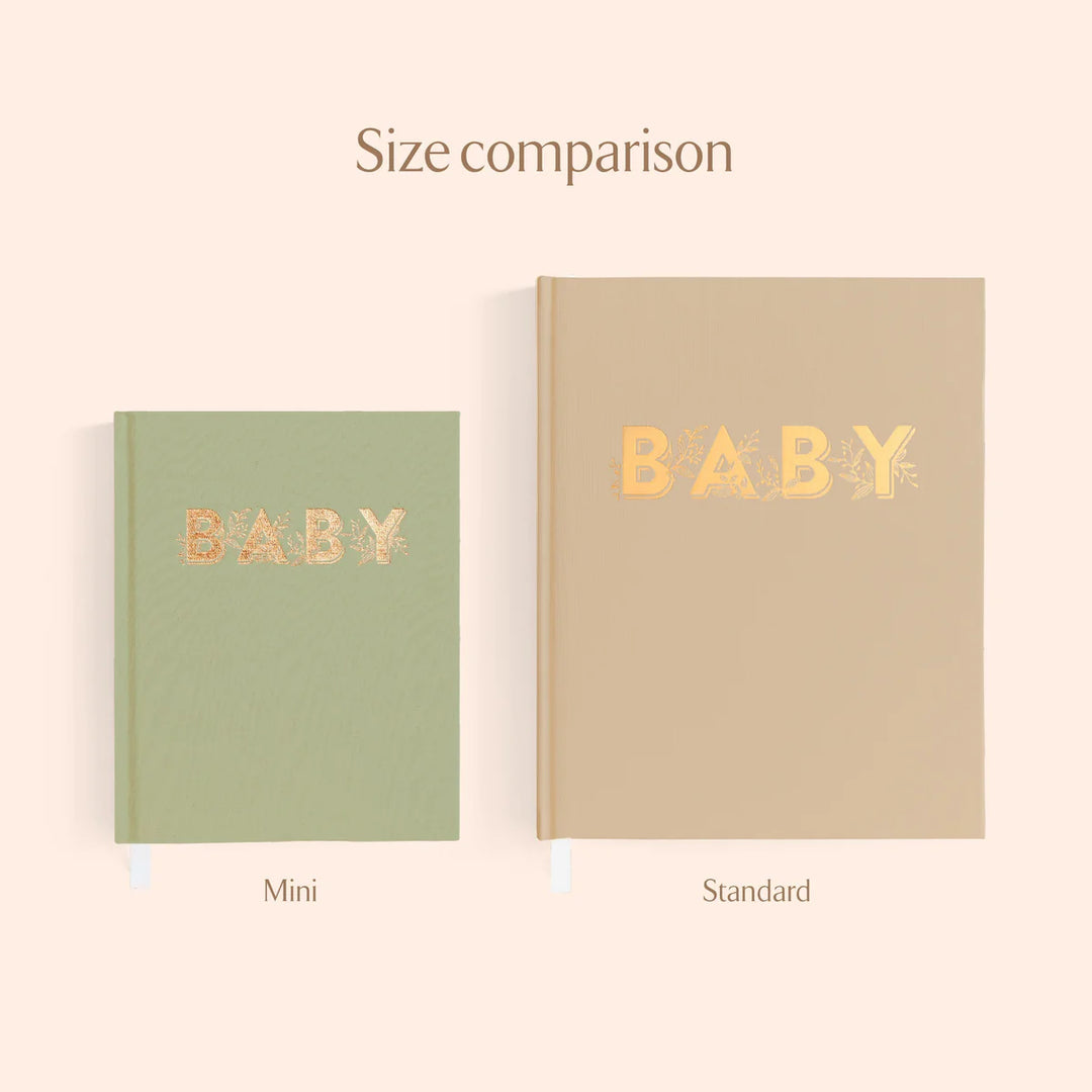Fox & Fallow Mini Baby Book - Sage
