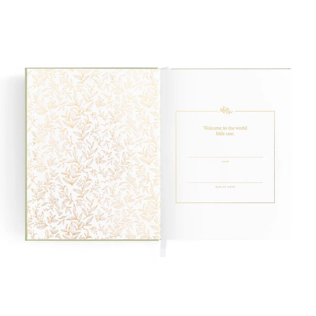 Fox & Fallow Mini Baby Book - Oatmeal