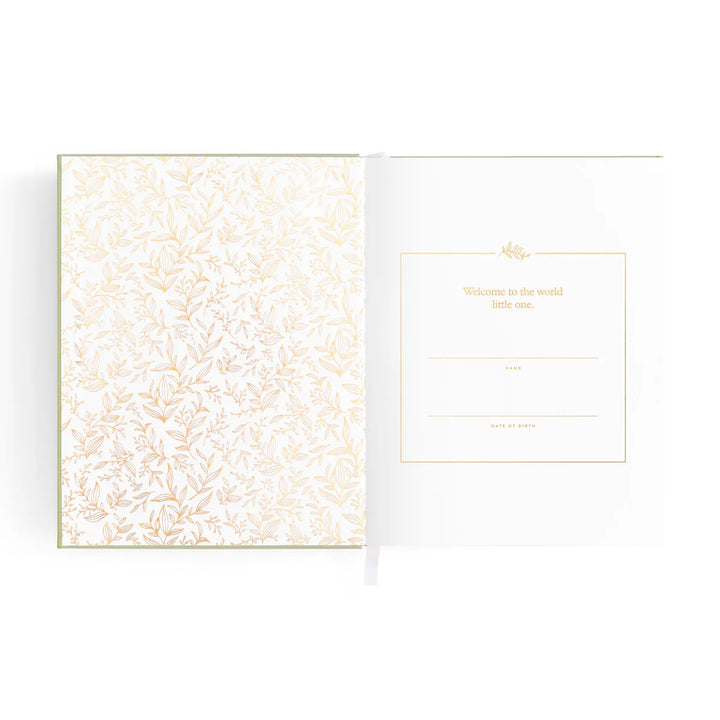 Fox & Fallow Mini Baby Book - Oatmeal
