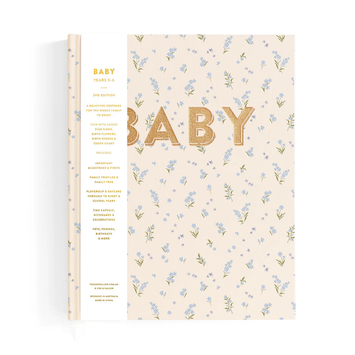 Baby Record Book - Forget-Me-Not