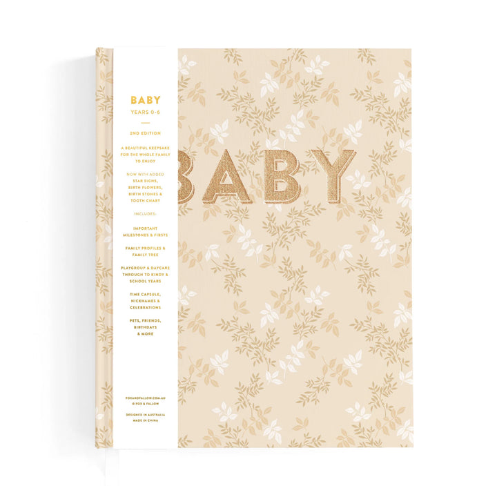 Fox & Fallow Baby Record Book - Cedarwood