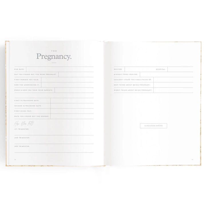 Fox & Fallow Baby Record Book - Cedarwood