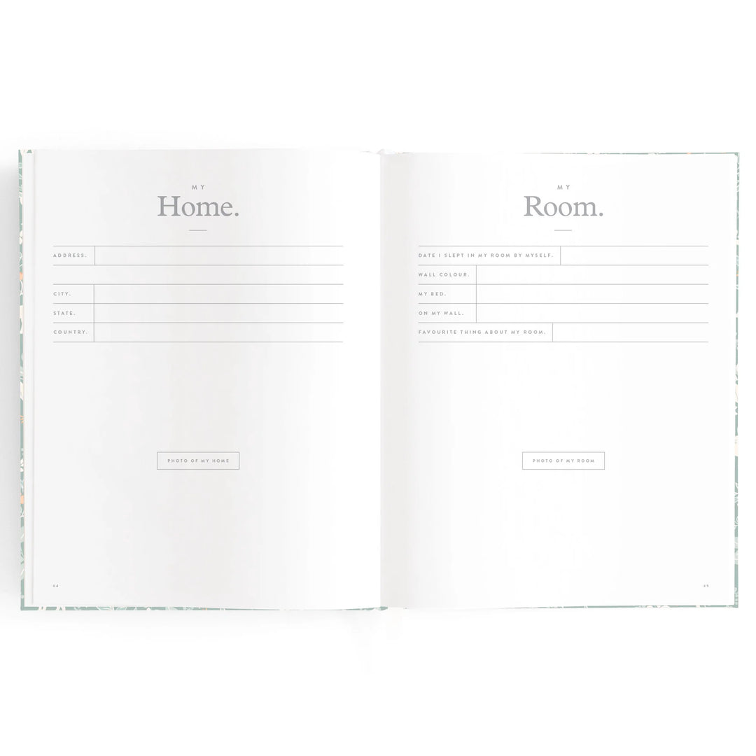 Fox & Fallow Baby Record Book - Forest Friends Sage