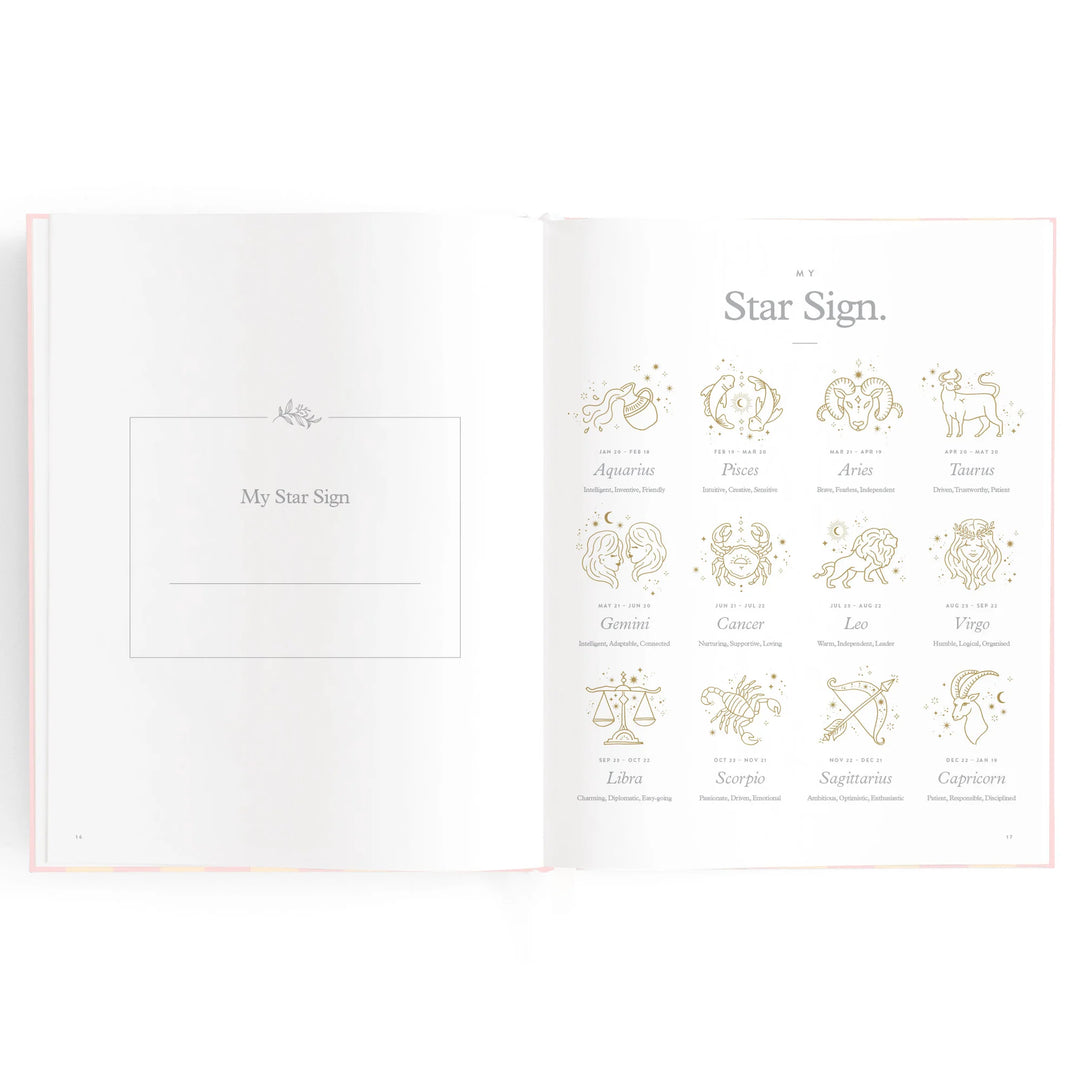 Fox & Fallow Baby Record Book - Petal Stripe
