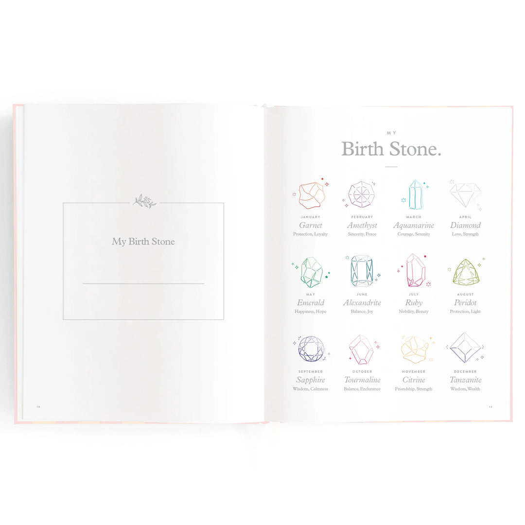 Fox & Fallow Baby Record Book - Petal Stripe