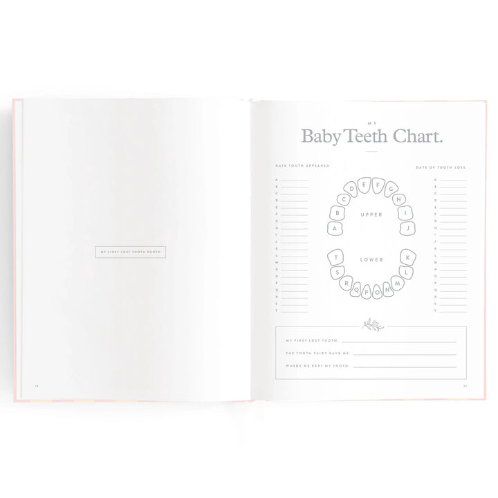 Fox & Fallow Baby Record Book - Petal Stripe