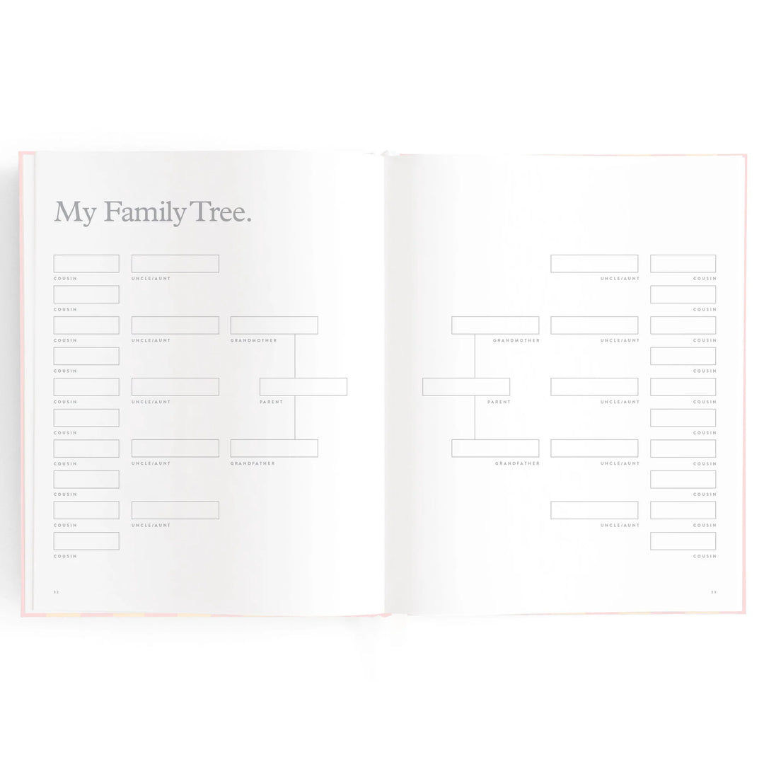 Fox & Fallow Baby Record Book - Petal Stripe