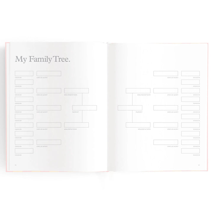 Fox & Fallow Baby Record Book - Petal Stripe