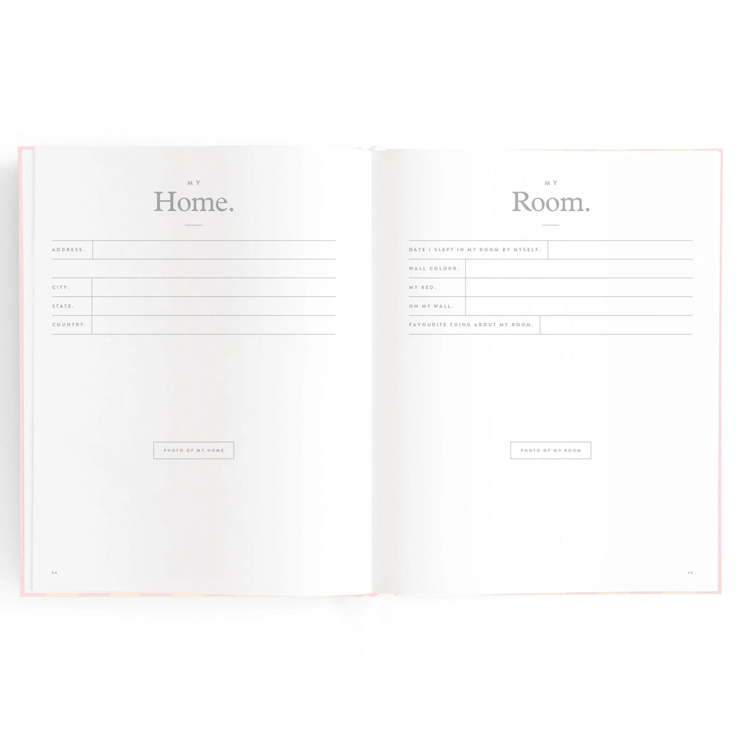 Fox & Fallow Baby Record Book - Petal Stripe