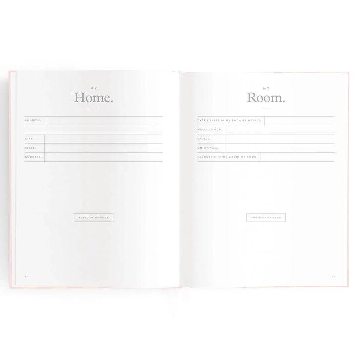 Fox & Fallow Baby Record Book - Petal Stripe