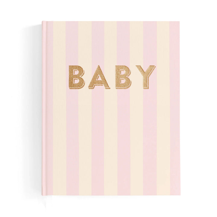 Fox & Fallow Baby Record Book - Petal Stripe