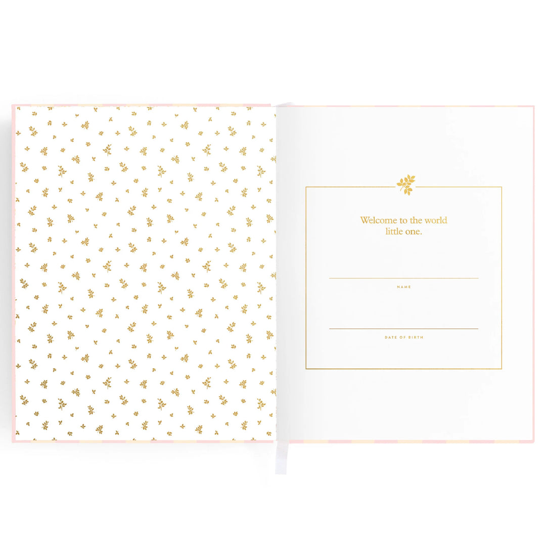 Fox & Fallow Baby Record Book - Petal Stripe