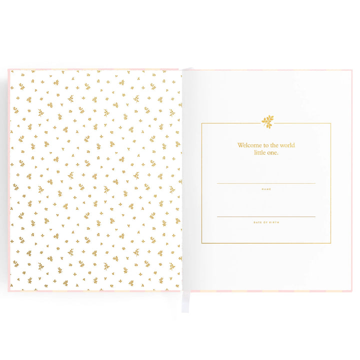 Fox & Fallow Baby Record Book - Petal Stripe