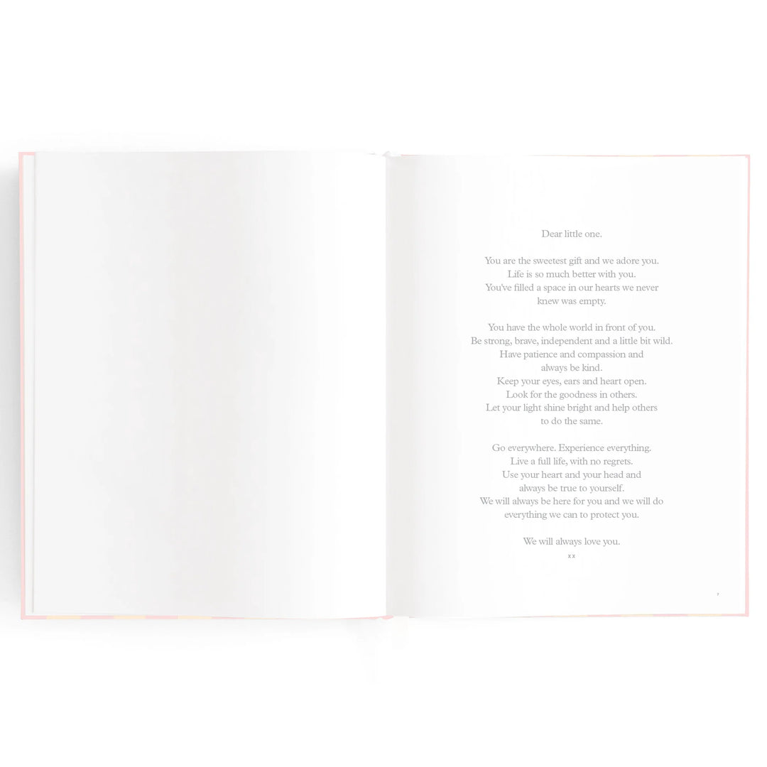 Fox & Fallow Baby Record Book - Petal Stripe