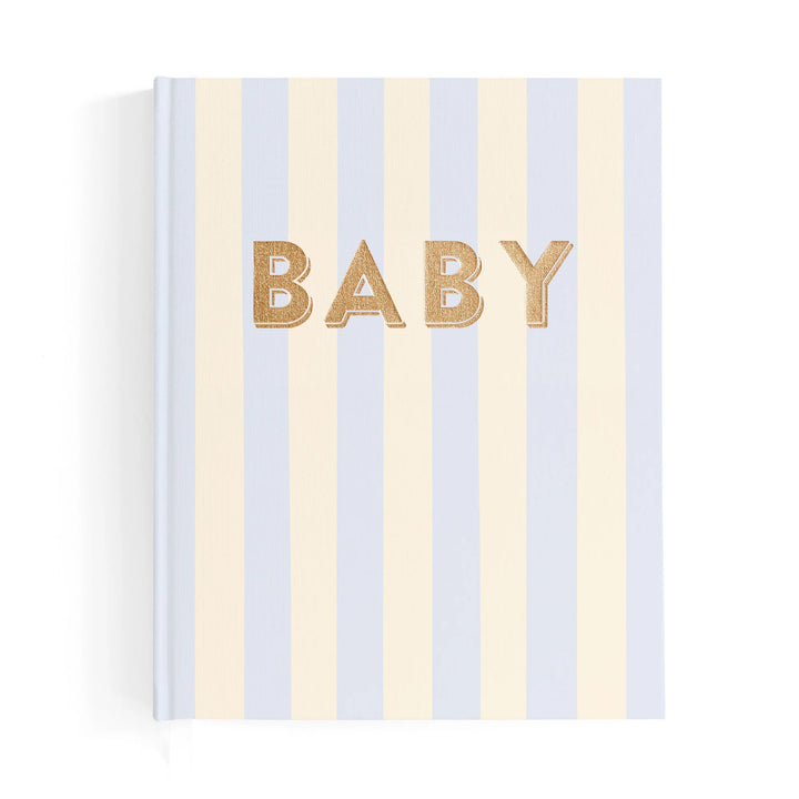 Fox & Fallow Baby Record Book - Cloud Stripe