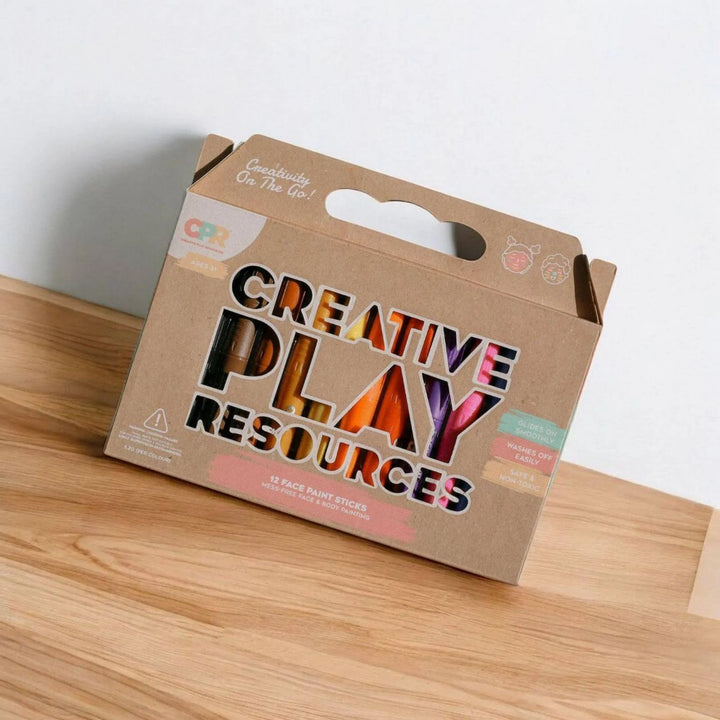 Face Paint Sticks - 12 Pack Assorted