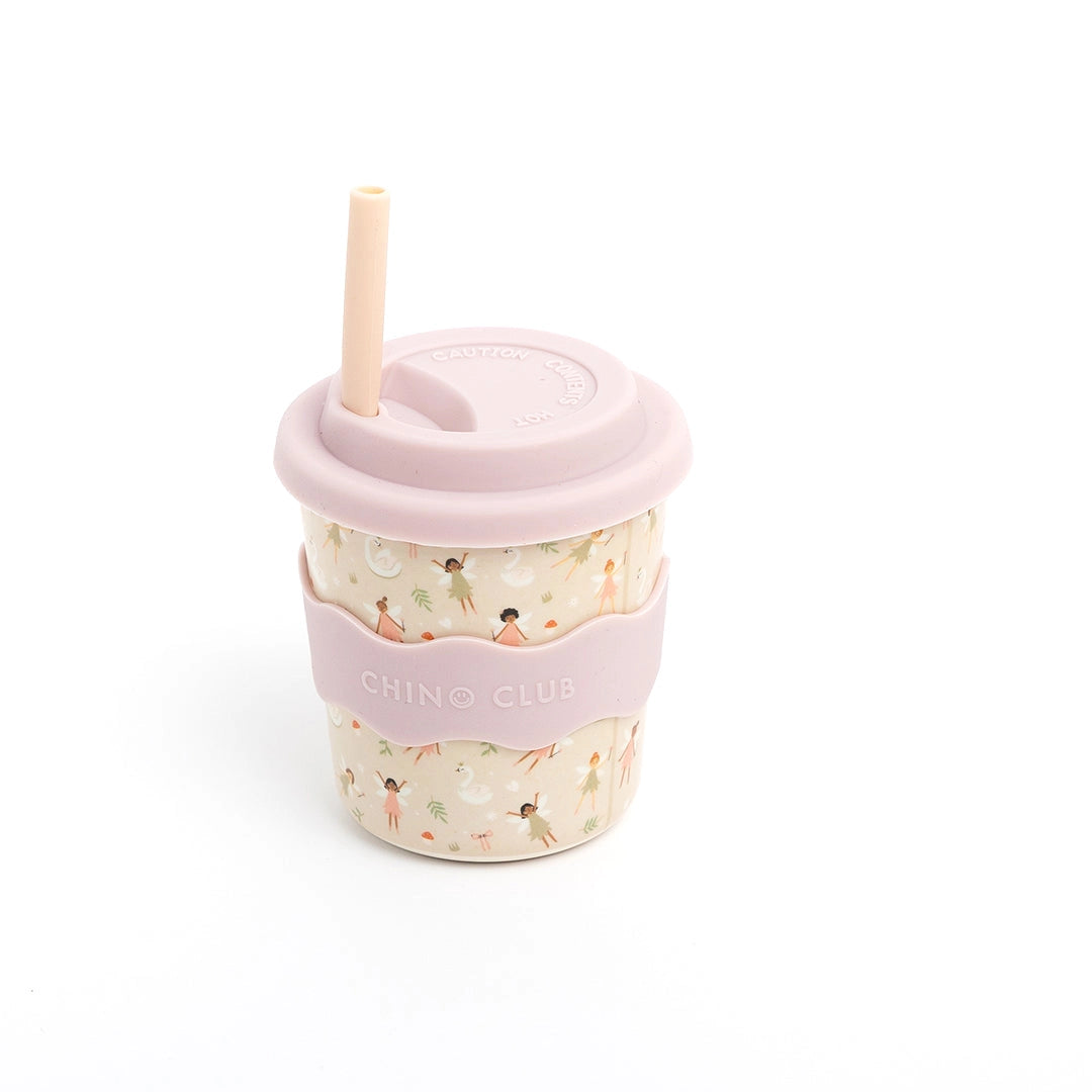 Fairy Kids Keep Cup 240ml + Straw