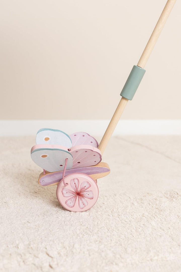 Fairy Garden Wooden Push-Along Butterfly