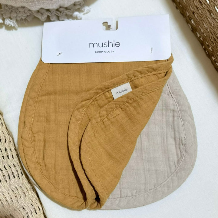 Mushie Organic Burp Cloth 2 Pack