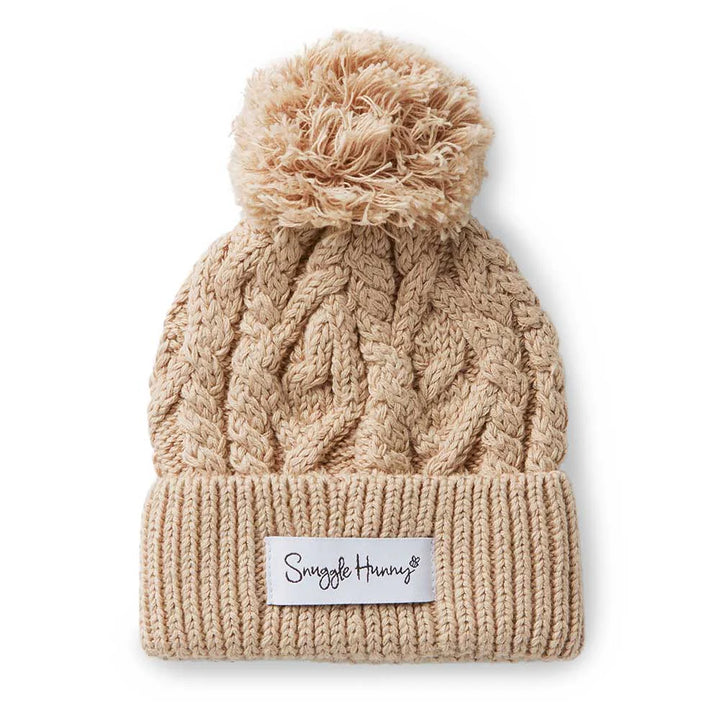 Snuggle Hunny Newborn Organic Knit Beanie -  Hazelnut