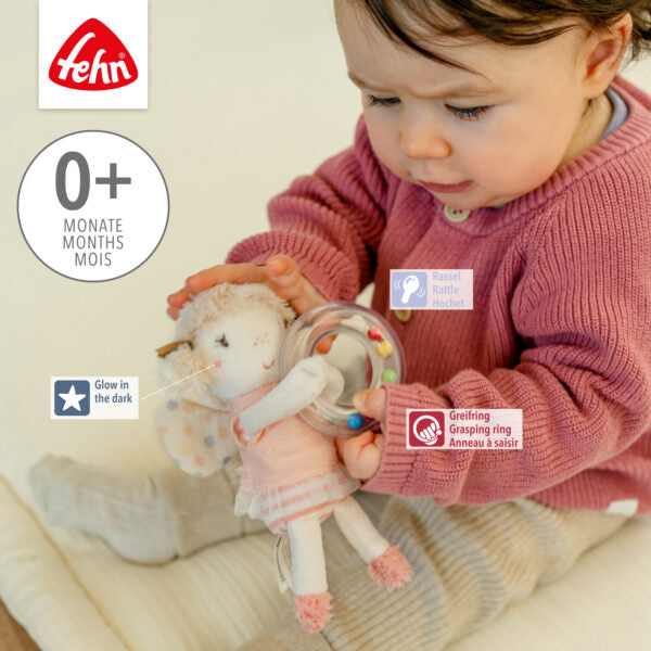 Fehn Pink Fairy Ring Rattle