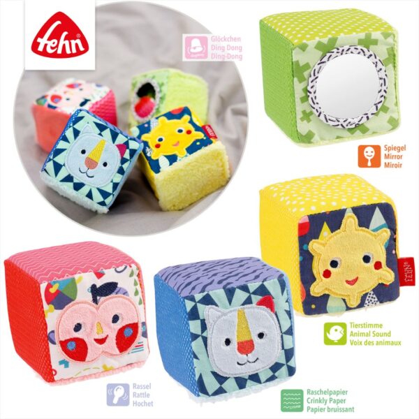 Fehn Sensory Play Cubes Set of 4