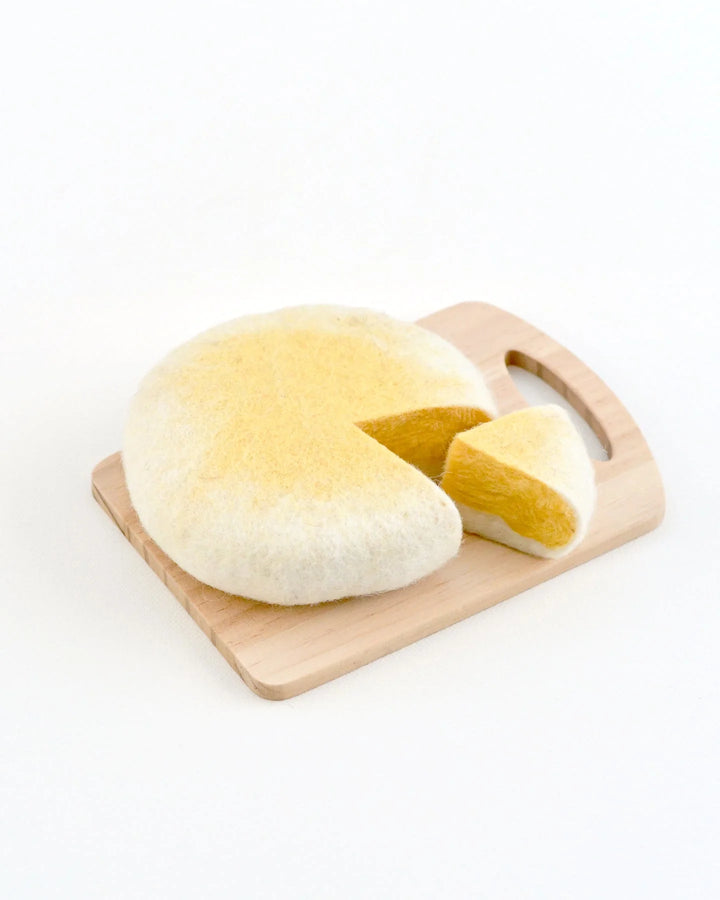 Brie Cheese Felt Play Food