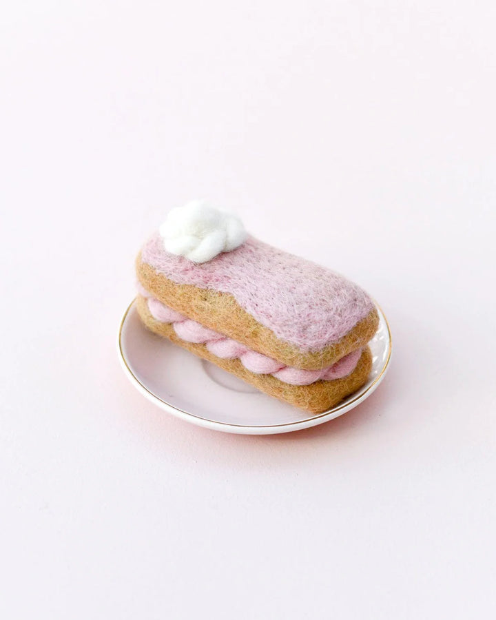 Felt Strawberry Eclair Felt Play Food