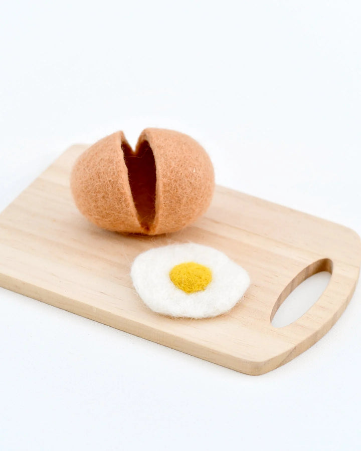 Egg (2 Pieces) Felt Play Food