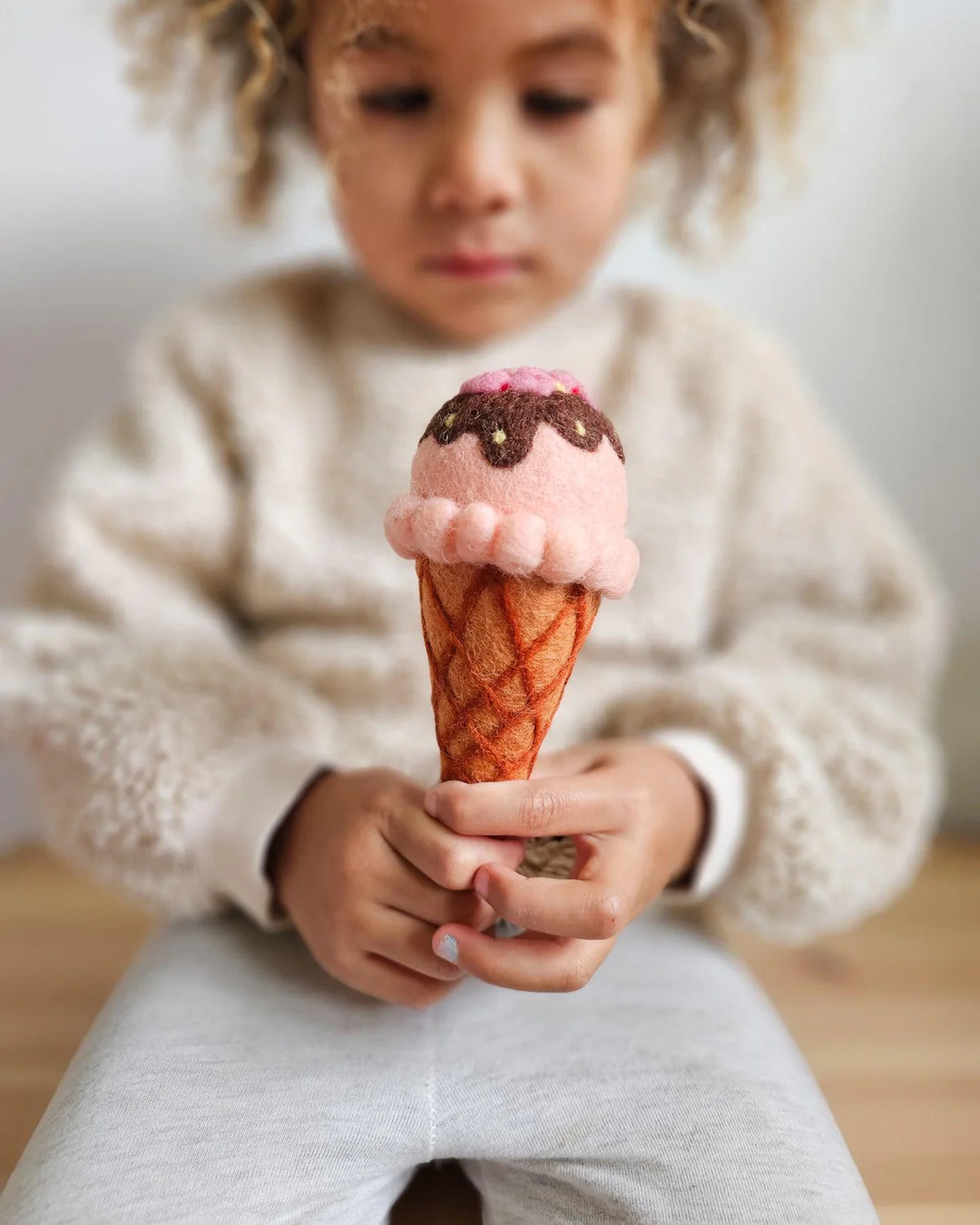 Felt Ice Cream Cones | Play Food