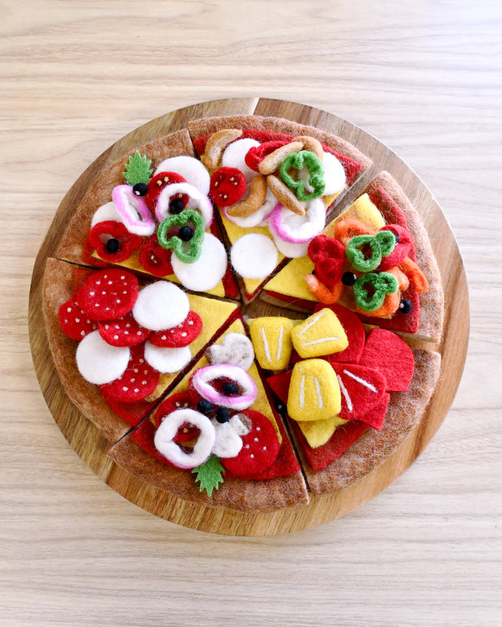 Pizza Slice Felt Play Food - Assorted
