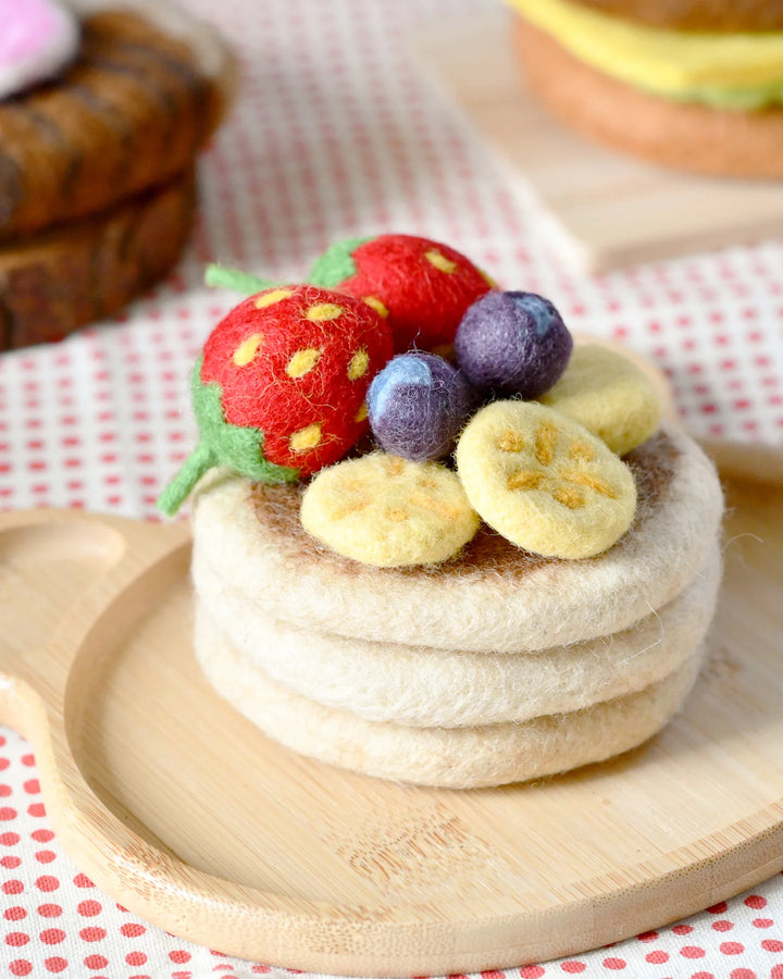 Pancake Stack Set Felt Play Food