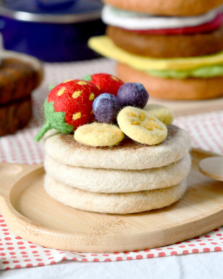 Pancake Stack Set Felt Play Food