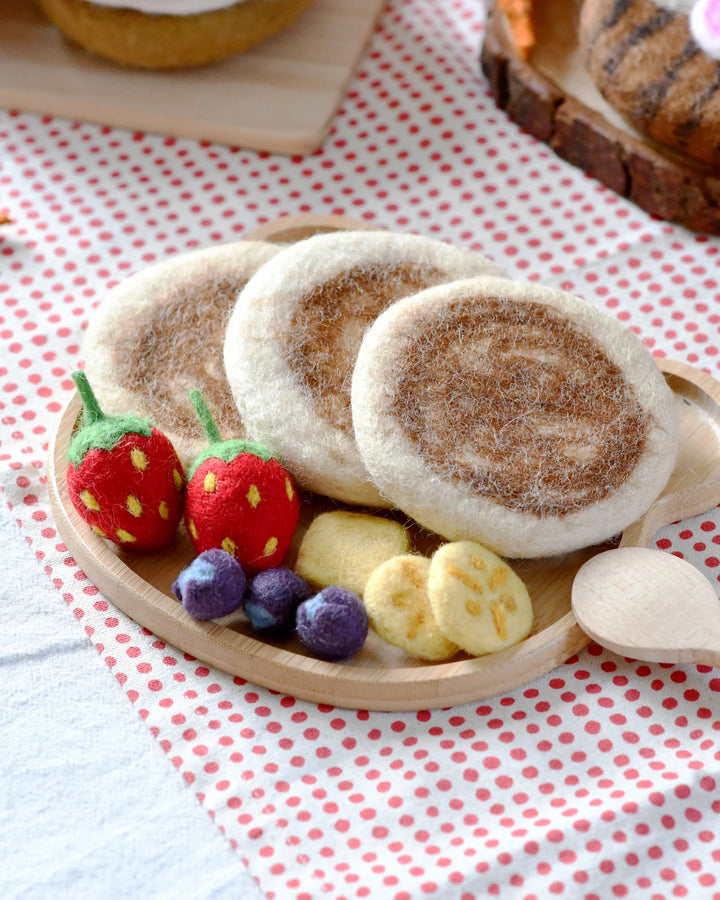 Pancake Stack Set Felt Play Food