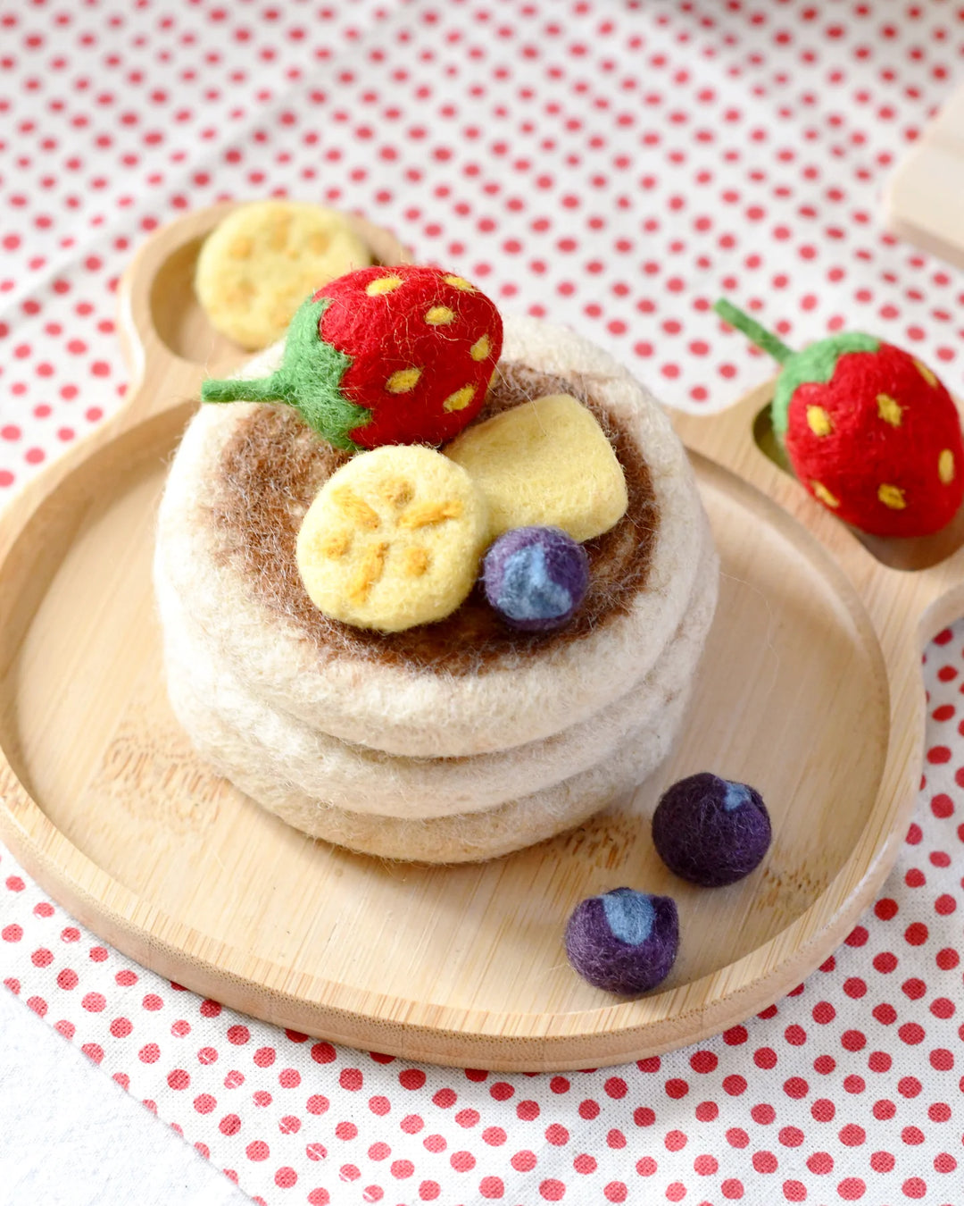 Pancake Stack Set Felt Play Food