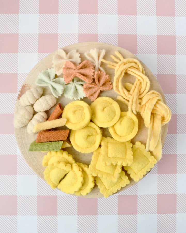 Pasta Variety Felt Play Food Set