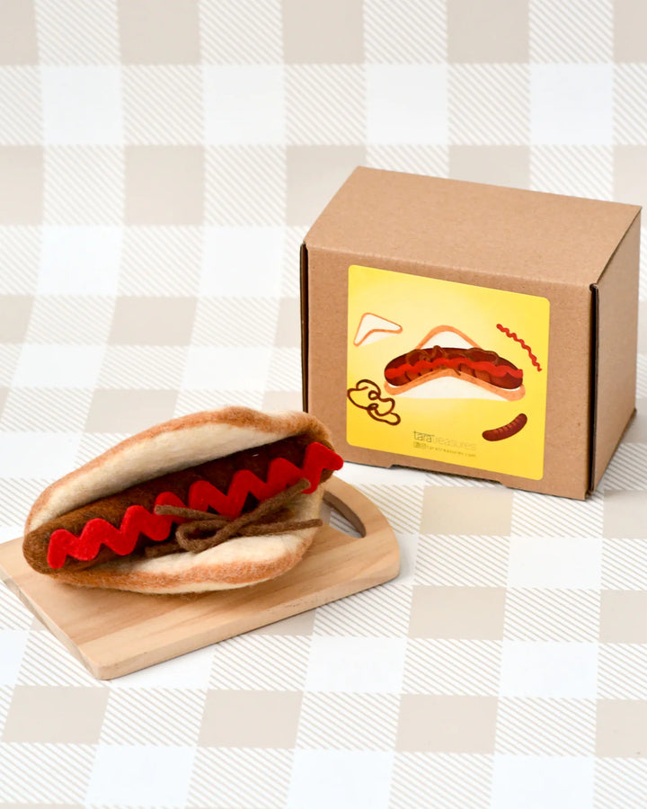 Snag Sausage Sizzle Set Felt Play Food