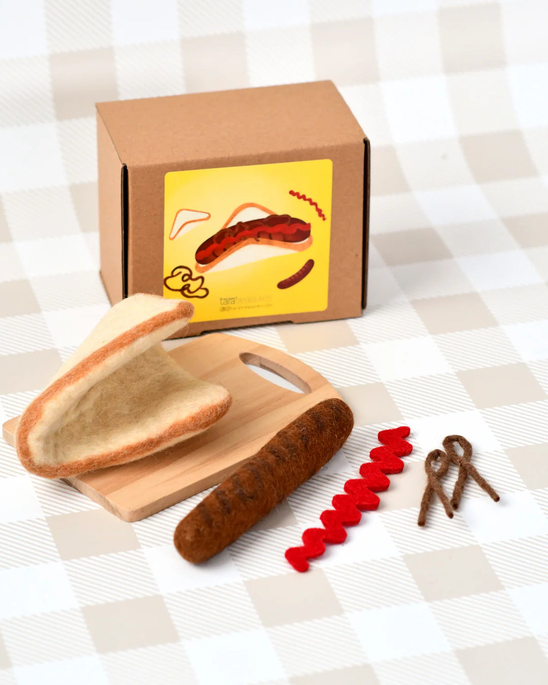 Snag Sausage Sizzle Set Felt Play Food