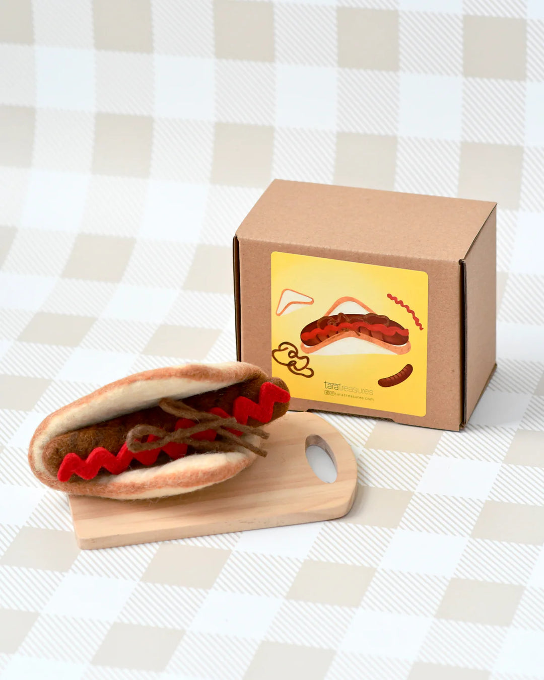 Snag Sausage Sizzle Set Felt Play Food