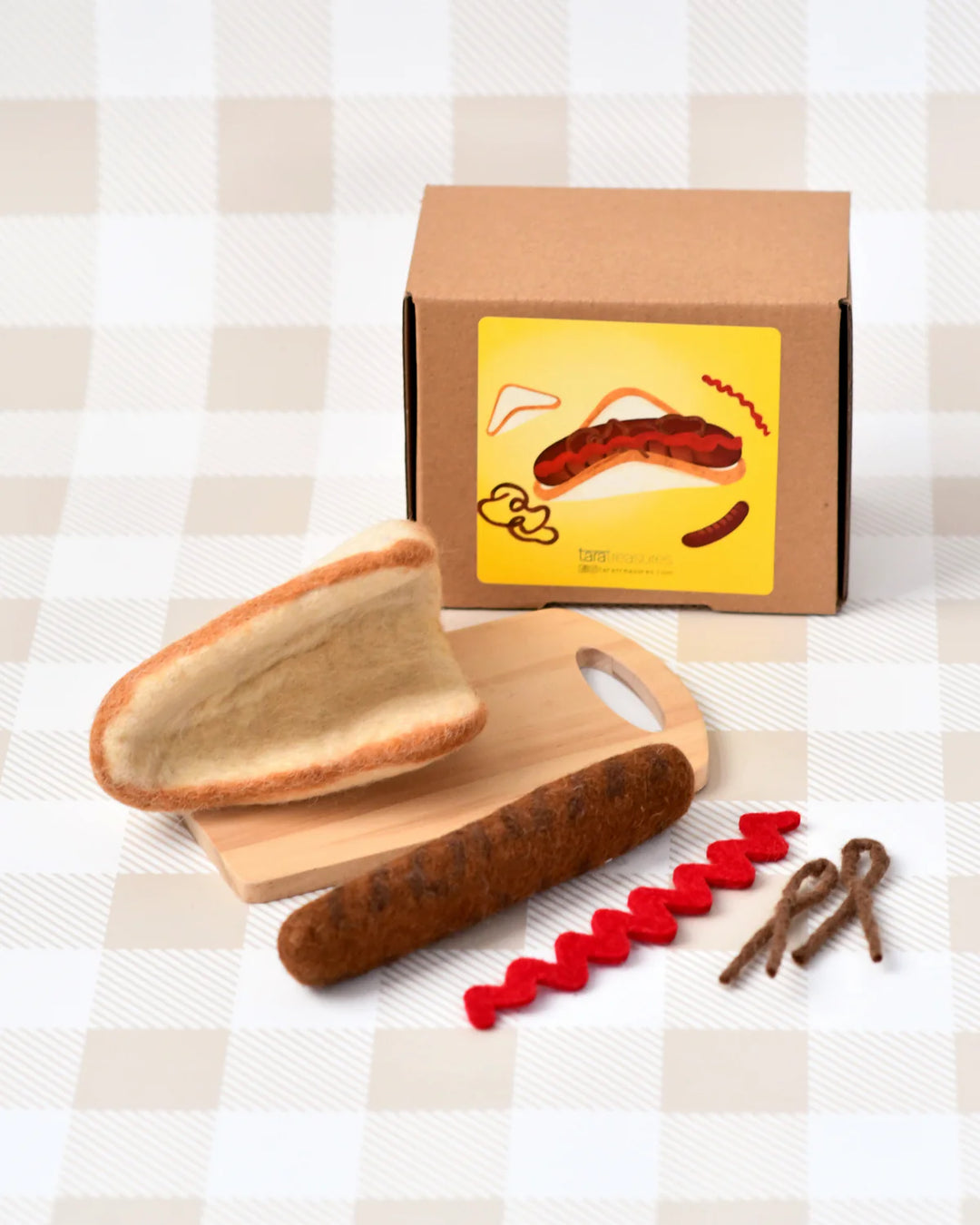 Snag Sausage Sizzle Set Felt Play Food