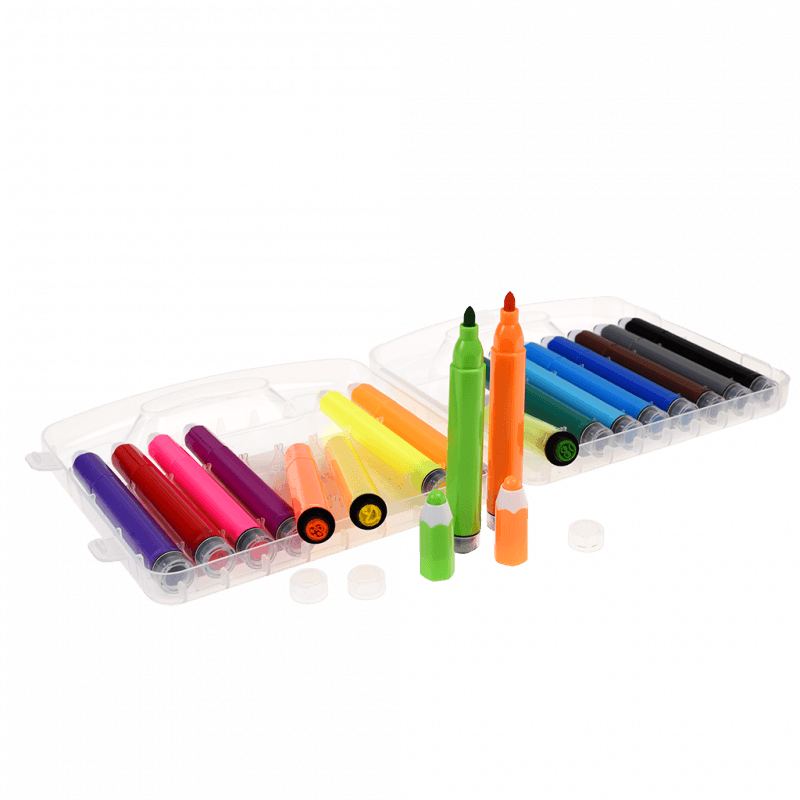 Felt Tip Stamp Pens Set of 18 - Wild Wonders