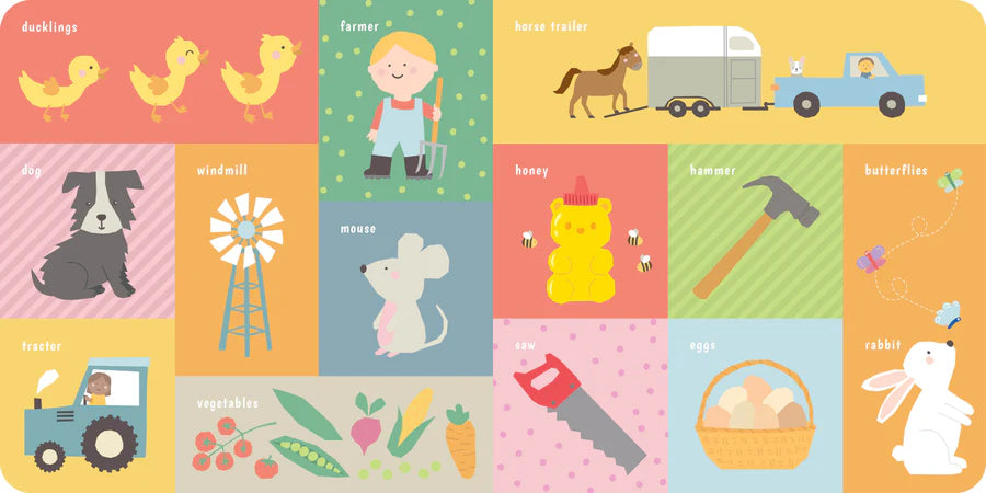 First 200 Words Chunky Ribbon Tabbed Board Book