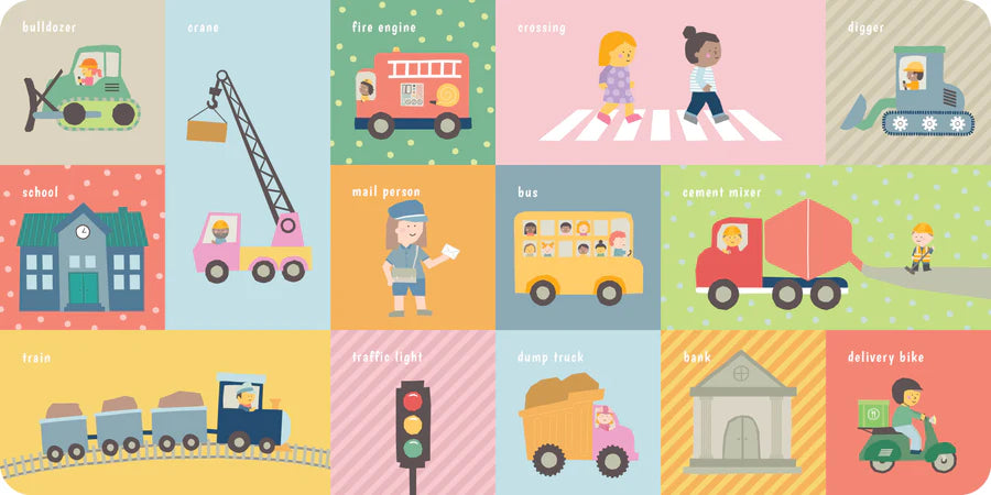 First 200 Words Chunky Ribbon Tabbed Board Book