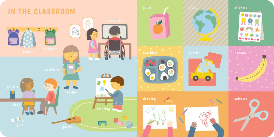 First 200 Words Chunky Ribbon Tabbed Board Book