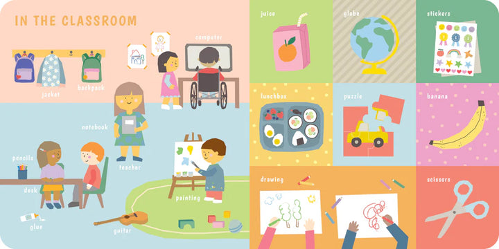 First 200 Words Chunky Ribbon Tabbed Board Book