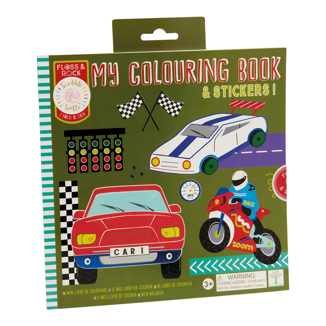 Floss & Rock Colouring & Sticker Book - Cars