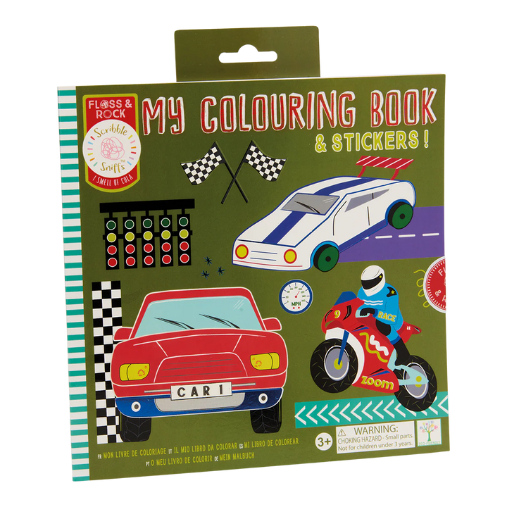 Floss & Rock Colouring & Sticker Book - Cars