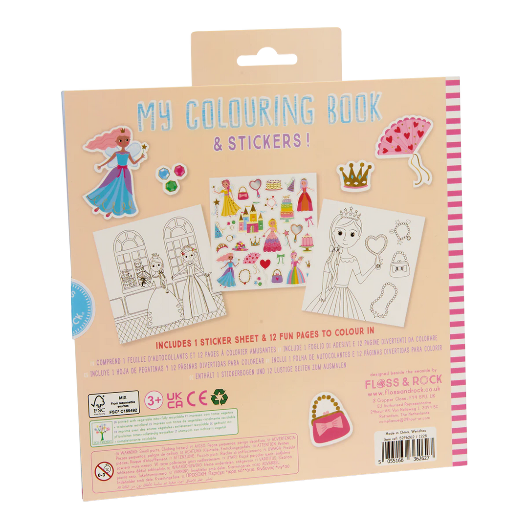 Floss & Rock Colouring & Sticker Book - Princess
