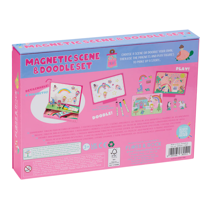 Floss & Rock Magnetic Scene & Doodle Set - Rainbow Fairy