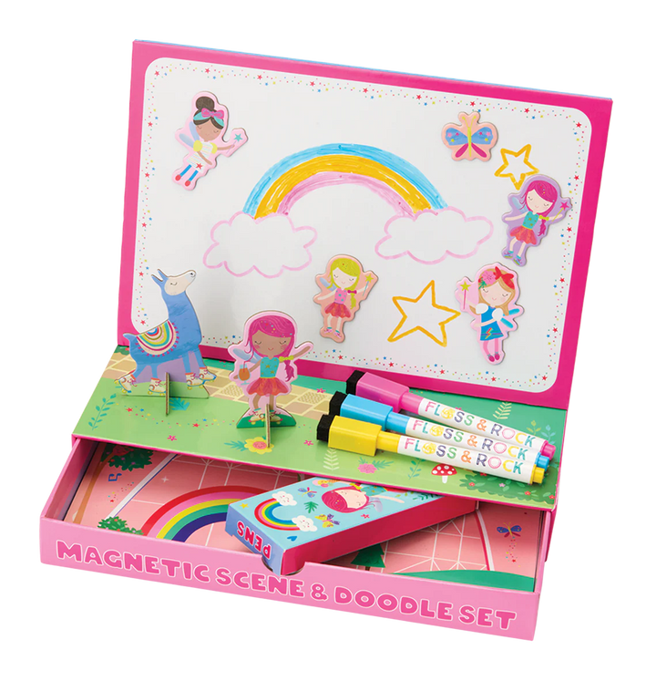 Floss & Rock Magnetic Scene & Doodle Set - Rainbow Fairy